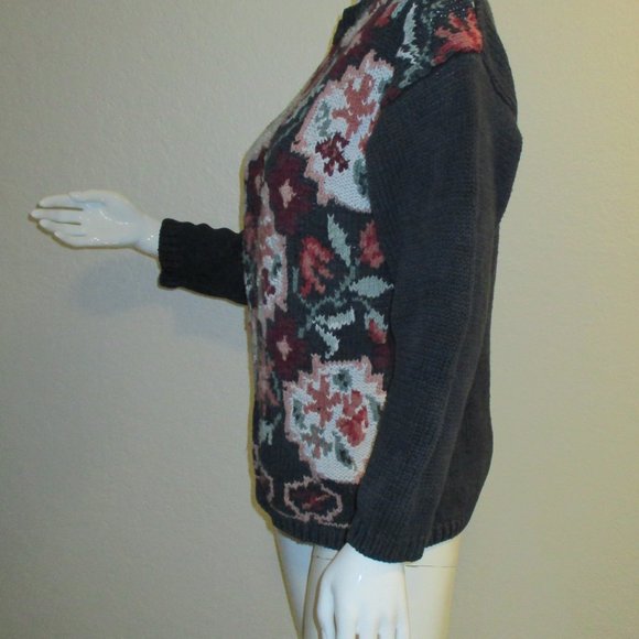 Rachel Max Thick Multicolored Long Sleeves Pullover Sweater - Picture 4 of 11